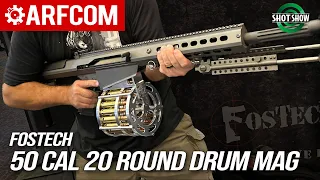 .50 Cal 20 Round Drum Mag | Fostech | Shot Show 2024