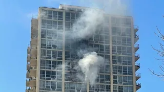 LIVE: CFD responding to South Shore high-rise fire