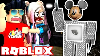 ŠÍLENÝ ROBOTÍ MICKEY MOUSE NÁS CHCE DOSTAT!😨 Roblox Rickey Rat CH1 1/2 w/@Makousek