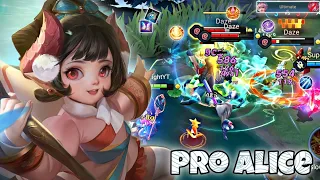 Alice Support Pro Gameplay | Full Magic Build | Arena of Valor | Liên Quân mobile