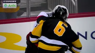 NHL hockey fight - John Marino vs. Brady Tkachuk