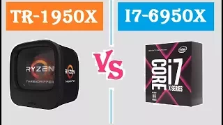 AMD THREADRIPPER 1950X VS I7 6950X (FPS BENCHMARK)