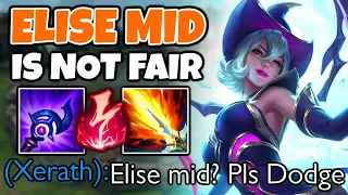 My team did not trust ELISE MID, but then I 1v5'd | Off-Meta Climb - League of Legends