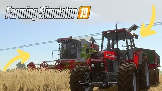 ✔Zaczynamy żniwa🌾|Sypiemy zboże do silosu| "Polscy Rolnicy"#1 Fs19