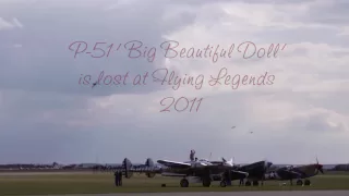 Close up video of the loss of P-51 Big Beautiful Doll at Flying Legends 2011