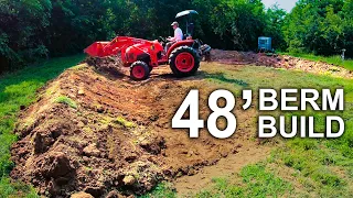 Building 48ft Berm with Tractor - Mx Track Build #9