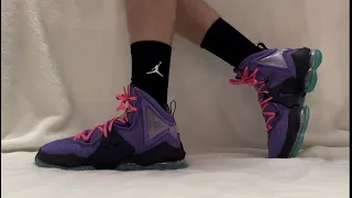 Awesome Basketball Shoe! LeBron 19 PURPLE/TEAL Review