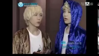 120209 B.A.P Daehyun and Himchan Imitating Bang & Zelo