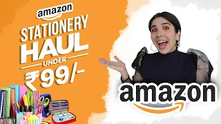 RS 99 Amazon Stationery Haul - Online Shopping In India! | Heli Ved