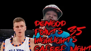 Kristaps Porzingis 35 Point Career High  HighLights UnStoppable 7'3 IRL DEMI GAWD