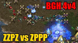 StarCraft BGH 4v4 | Big Game Hunters | Brood War | TeamPlay