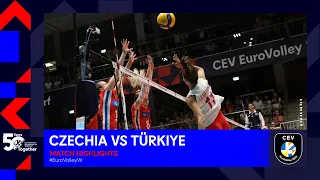 Czechia vs. Türkiye | Match Highlights | CEV EuroVolley 2023 Women