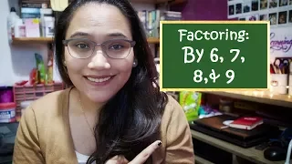 Divisibility Rules: Factoring By 6, 7, 8, 9 [CC] - Speed Math Technique - Civil Service Review