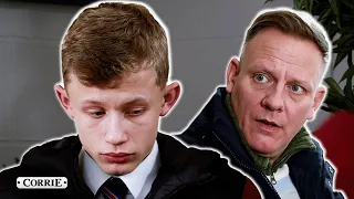 Dylan Lies And Covers For Mason | Coronation Street