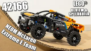 LEGO 42166 Review Speedbuild | LEGO Technic NEOM McLaren Extreme E Team | Speed Build | LEGO 2024