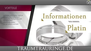 Trauringe aus Platin - TraumTrauringe.de