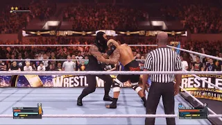 WWE 2K24　Bosco vs aysar