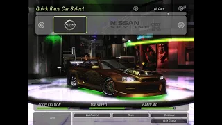 NFS Underground 2 Nissan Skyline GTR Customization | Gameplay 109