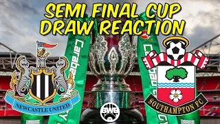 *SO CLOSE TO WEMBLEY!!* | Newcastle United v Southampton Carabao Cup Semi Final draw reaction