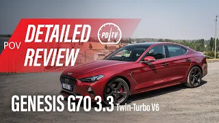 Genesis G70 3.3T Ultimate Sport: Detailed review (POV)