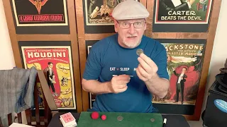 Basic Palming techniques for coins and balls: Finger, Classic, Thumb & Card Palms for Magic Tricks