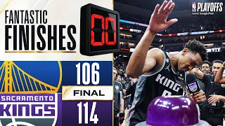 Final 5:41 EXCITING ENDING #6 Warriors vs #3 Kings! | April 17, 2023