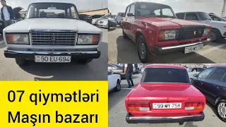 Maşın bazarı 07 QİYMƏTLƏRİ 2023-YENİ VAZ 2107-EL ARASINDA NOL YEDDİ ADLANAN CANAVAR