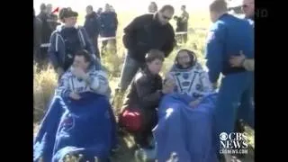 Soyuz space capsule lands safely in Kazakhstan
