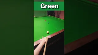 Snooker Colour Clearance One Pocket 🚀 GoPro Headcam POV