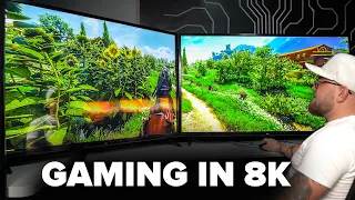 Gaming in 8K pe doua TV-uri de 55"