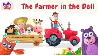 Farmer in The Dell | kids videos for kids | Nursery Rhymes | Polly Olly