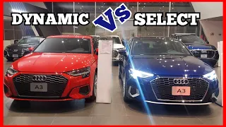 Audi A3 2023 version SELECT Vs DYNAMIC 🌟Diferencias 🌟 precios