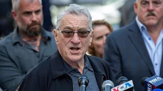 Robert De Niro slams Trump, fires back at supporters outside hush money trial