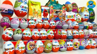 Мега Выпуск с 64 Сюрпризами С фигурками из интересных Коллекций, Unboxing Surprise  Eggs