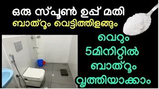 5മിനിറ്റിൽ ബാത്ത്റൂം വൃത്തിയാക്കാം/ Bathroom cleaning  malayalam