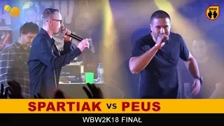 Peus 🆚 Spartiak 🎤 WBW 2018 Finał (freestyle rap battle)