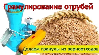Гранулирование отрубей ТОВ Артмаш: получатся ли гранулы из отходов зерна