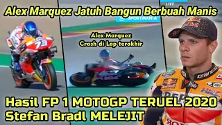 Alex Marquez UNGGUL, Stefan Bradl Bikin Kejutan, Hasil FP 1 MotoGP Teruel 2020