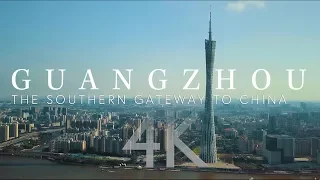 Guangzhou: The Southern Gateway to China 4K Aerial Photography, China 航拍