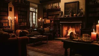 Relax in Gryffindor Common Room✨ Asmr Ambience | Crackling Fire & More