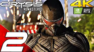 CRYSIS REMASTERED Gameplay Walkthrough PART 2 (4K 60FPS) PC/PS5/Series X (Ray Tracing)
