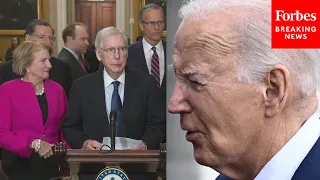 BREAKING: Senate Republicans Issue Blunt Message To Biden Over Border Amidst Foreign Aid Negotiation