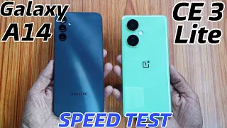 Nord CE 3 Lite 8GB vs Galaxy A14 5G 4GB Speed Test || Exynos 1330 vs Snapdragon 695 || AnTuTu