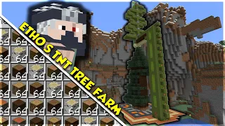 Automatic Tree Farm Tutorial - Minecraft 1.18+ - Ethoslab TNT Tree Farm