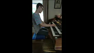 Anywhere you go cover on Yamaha Electone E45