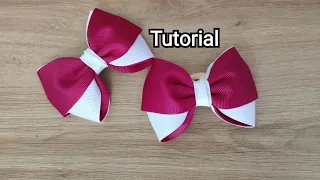 DIY Ribbon bow hair tie 🎀🎀🎀/ Cách làm buộc tóc nơ xinh #37