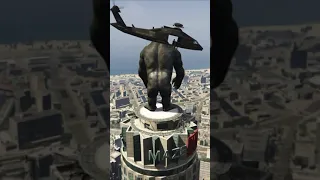 king kong in gta v city