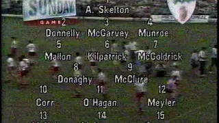 1989 Ulster Football Final Replay Tyrone v Donegal