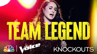 y2mate com   Carolina Rial Sings Demi Lovatos Anyone  The FourWay Knockout  The Voice Knockouts 2021