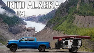 Wild Glaciers, Jumping Salmon, & B.C. Camping | Into Alaska Ep.4 a 30-Day Overland & Canoe Adventure